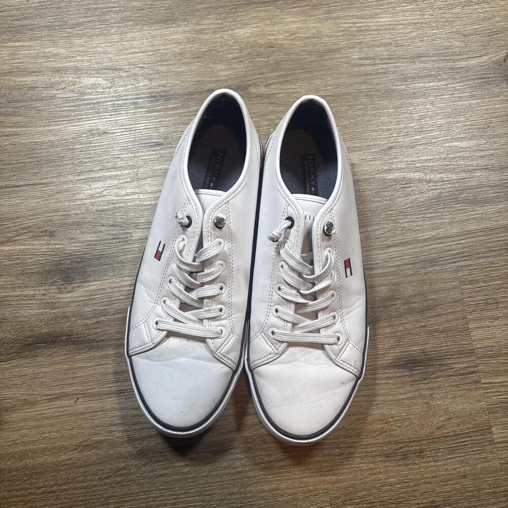 Tommy Hilfiger Men's White Trainers‎